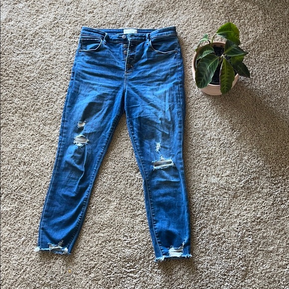 Abercrombie & Fitch Denim - Abercrombie & Fitch High Rise Skinny Ankle Jeans